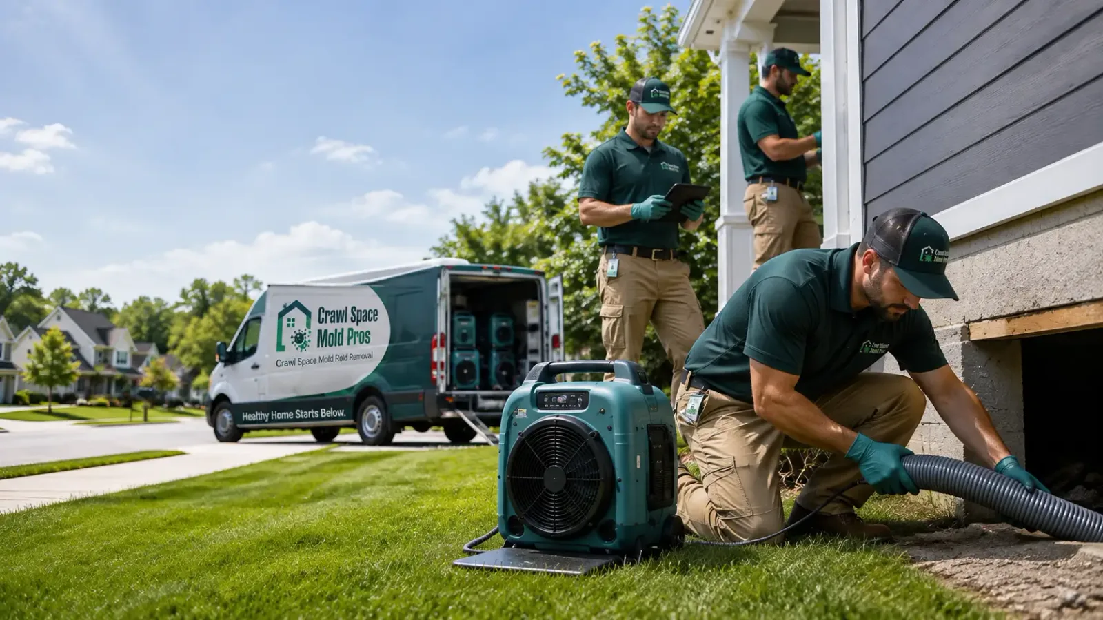 Crawl Space Mold Removal in Hawley, PA